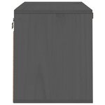 vidaXL Armoire murale Gris 60x30x35 cm Bois de pin massif