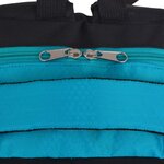 vidaXL Sac à dos d'école 40 L noir et bleu