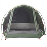 vidaXL Tente familiale 6 personnes vert imperméable