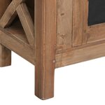 vidaXL Meuble TV avec 3 tiroirs 120x30x40 cm Bois d'acajou massif