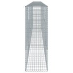 vidaXL Panier gabion avec couvercle 700x50x150 cm fer galvanisé