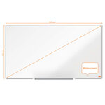 Nobo tableau blanc magnétique écran large impression pro acier 89x50cm