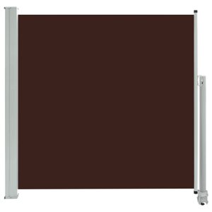 vidaXL Auvent latéral rétractable de patio 160x300 cm Marron