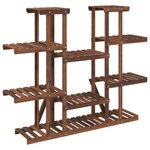 vidaXL Support à fleurs 110x25x110 5 cm bois massif de sapin