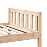 vidaXL Lit pour enfants sans matelas 90x190 cm bois de pin massif