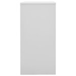 vidaXL Armoires à casiers 2 Pièces Gris clair et vert 90x45x92 5 cm Acier