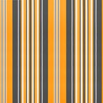 vidaXL Tissu de remplacement de cantonnière d’auvent rayure jaune gris
