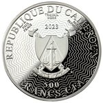 Gemini zodiac signs argent monnaie 500 francs cameroon 2023