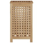 vidaXL Bac à linge 35x25x60 cm bois de teck massif