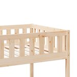 vidaXL Lit superposé 90x190 cm Bois de pin massif