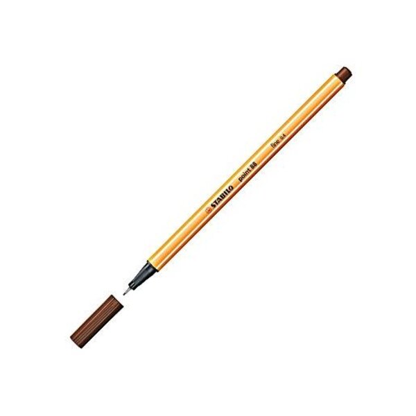 Stylo-Feutre POINT 88 Pointe Fine 0,4 mm Brun STABILO