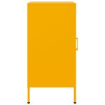 vidaXL Buffet jaune moutarde 36x39x79 cm acier laminé à froid