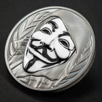 Pièce de monnaie en Argent 5 Dollars g 31.1 (1 oz) Millésime 2016 Revolutionary Masks GUY FAWKES MASK