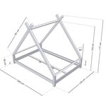 Lit tipi enfant TAHUKA 120 x 200 beige