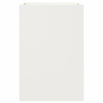 vidaXL Jardinière blanc 52x48x75 cm acier laminé à froid