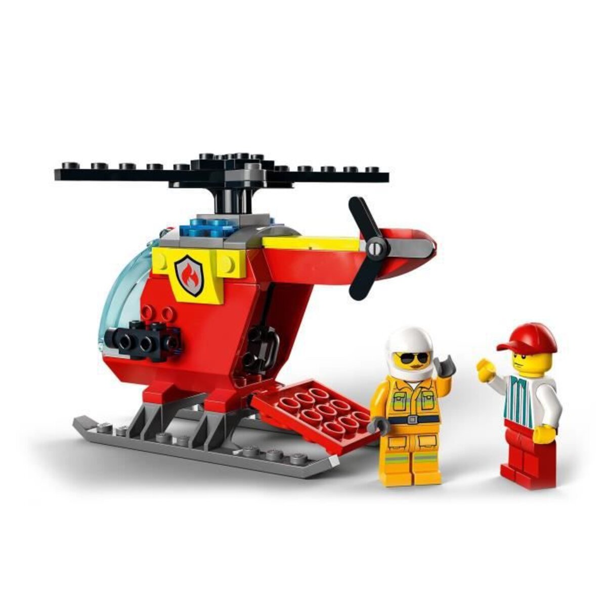 LEGO - L'hélicoptère de secours des pompiers - 5 à 8 ans - JEUX, JOUETS  -  - Livres + cadeaux + jeux
