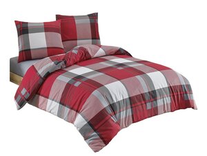 Parure de lit RIVER 240 x 220 cm - Rouge