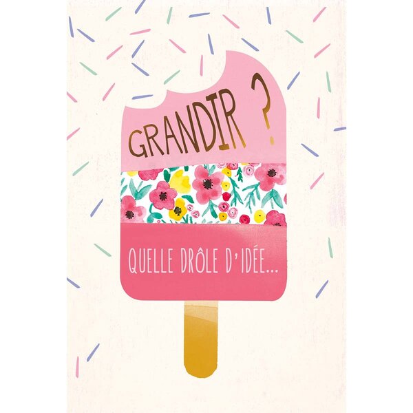 Carte d'anniversaire âme d'enfant - draeger paris