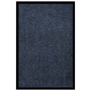 vidaXL Paillasson rayé Bleu 80x120 cm