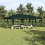 vidaXL Tente de fête Verte 6x4 m PE