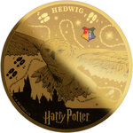 Pièce de monnaie en Or 25 Dollars g 0.155 (1/200 oz) Millésime 2024 Harry Potter Gold Collection 2024 HEDWIG