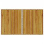 vidaXL Table de jardin avec dessus en bois noir 110x68x70 cm rotin
