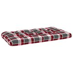 vidaXL Canapé central palette de jardin Gris Bois de pin imprégné