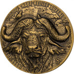 Pièce de monnaie en Or 100 Francs g 31.1 (1 oz) Millésime 2022 Big Five Mauquoy BUFFALO