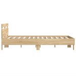 vidaXL Cadre de lit sans matelas chêne sonoma 120x200 cm