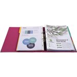 EXACOMPTA - Classeur a levier extra large - Dos 80mm -24,2 x 29,7 - Rembordé polypropylene - Fushia