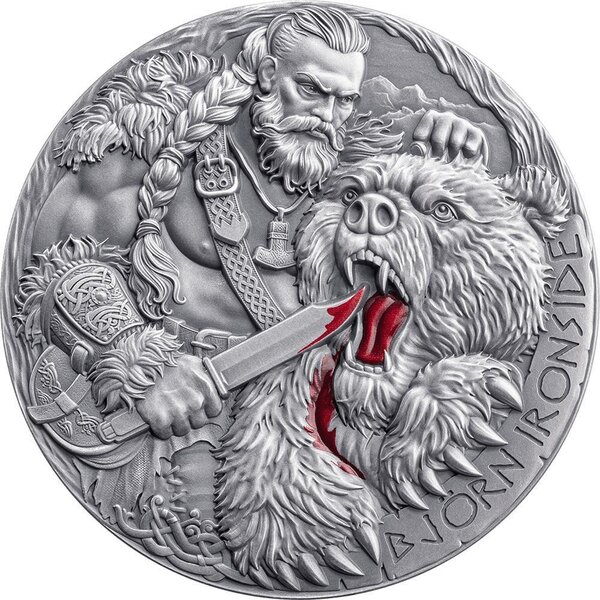 Pièce de monnaie en Argent 2000 Francs g 62.2 (2 oz) Millésime 2025 Way to Valhalla BJÖRN IRONSIDE