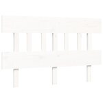 vidaXL Lit pour personne âgée et tête de lit 140x200 cm bois massif