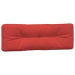 vidaXL Coussins de palette lot de 3 rouge tissu