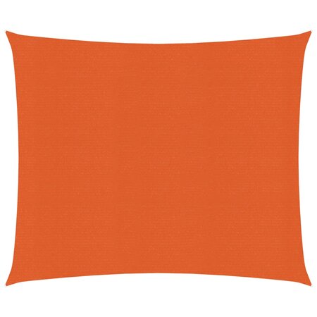 vidaXL Voile d'ombrage 160 g/m² Orange 2 5x3 m PEHD