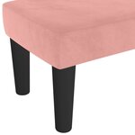 vidaXL Banc Rose 70x30x30 cm Velours