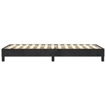 vidaXL Cadre de lit Noir 90x190 cm Velours
