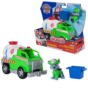 Spin Master 6072642 - Paw Patrol Fire Rescue - Rocky avec camion-citerne
