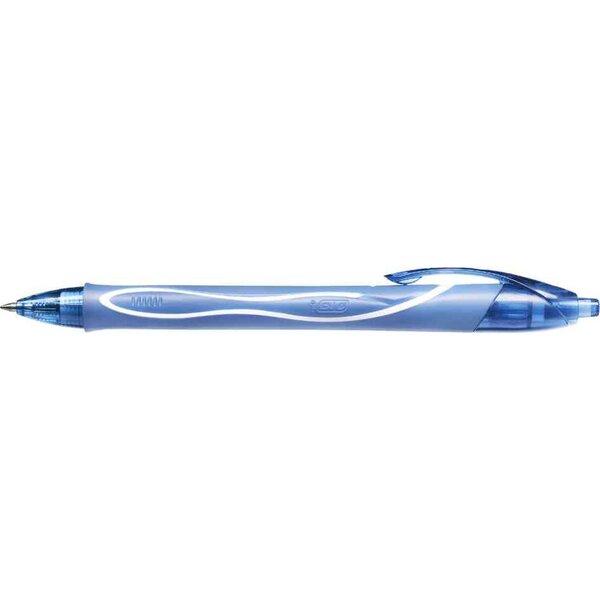 Stylo à encre gel gelocity quick dry  tracé: turquoise bic
