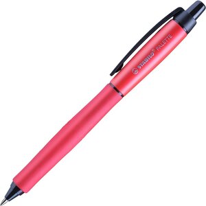 Stylo roller Palette avec mécanisme à pression - Largeur de trait F (0 4 mm) - Rouge STABILO