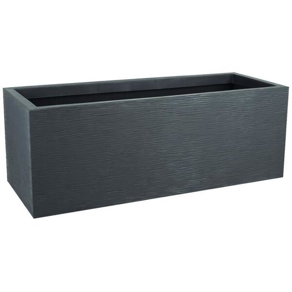 EDA PLASTIQUE Jardiniere Graphit Up - 57 L - 79,5 x 29,5 x 29,5 cm - Gris anthracite