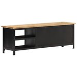 vidaXL Meuble TV 120x30x40 cm Bois massif de manguier
