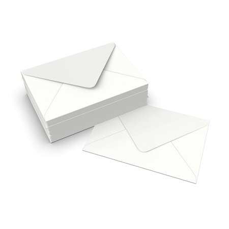 Lot de 250 enveloppe blanche 114x162 mm (c6) - La Poste