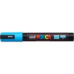 Marqueur pointe conique moyenne pc5m 1 8 - 2 5mm bleu clair x 12 POSCA