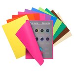Paquet De 100 Sous-chemises Flash 80 100  Recyclé - 22x31cm - Couleurs Assorties - X 10 - Exacompta