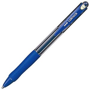 Stylo bille Laknock SN100/14 Rétract. Grip Pte Large 1,4mm Bleu UNI-BALL
