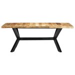 vidaXL Table de salle à manger 200x100x75 cm Bois de manguier solide