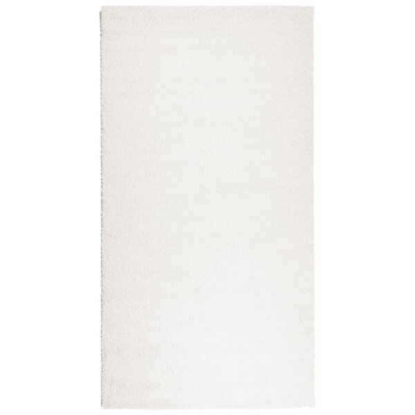 vidaXL Tapis shaggy PAMPLONA poils longs moderne crème 80x150 cm