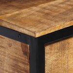 vidaXL Table de chevet 40x35x40 cm bois de manguier massif