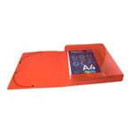 Boite De Classement Exabox Dos 40mm Polypropylène Crystal Colours - A4 - Couleurs Assorties - X 8 - Exacompta