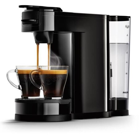 Philips senseo hd6592/61 machine a café a dosette ou filtre switch - verseuse  isotherme - 1 l - noir intense - La Poste